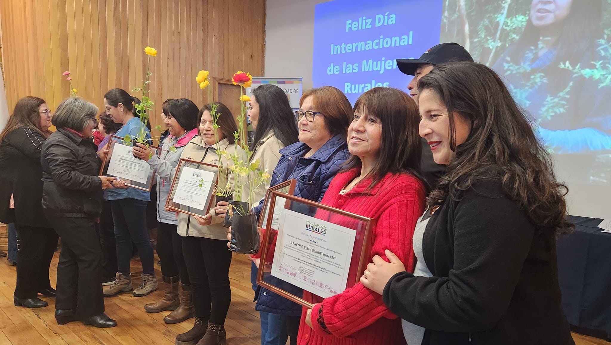Chonchinas fueron reconocidas en la región en el “Día Internacional de las Mujeres Rurales”