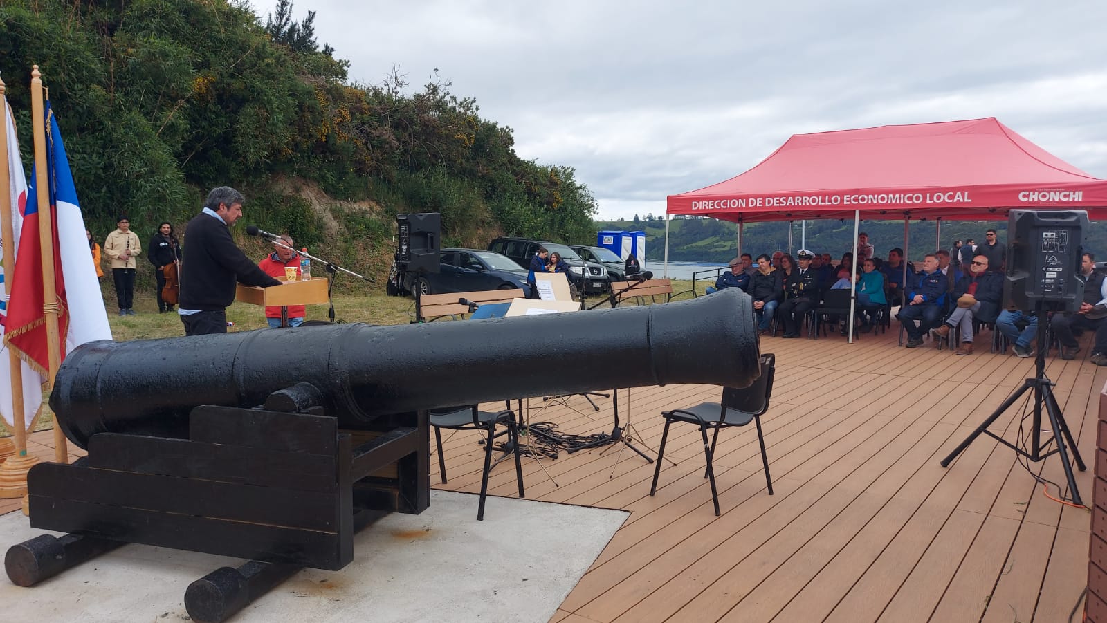 Inauguran remodelación del histórico Fuerte Tauco en Chonchi