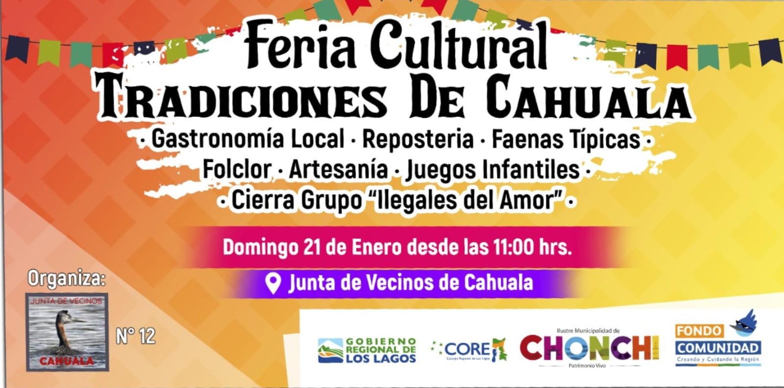 La Municipalidad de Chonchi invita a un fin de semana lleno de panoramas