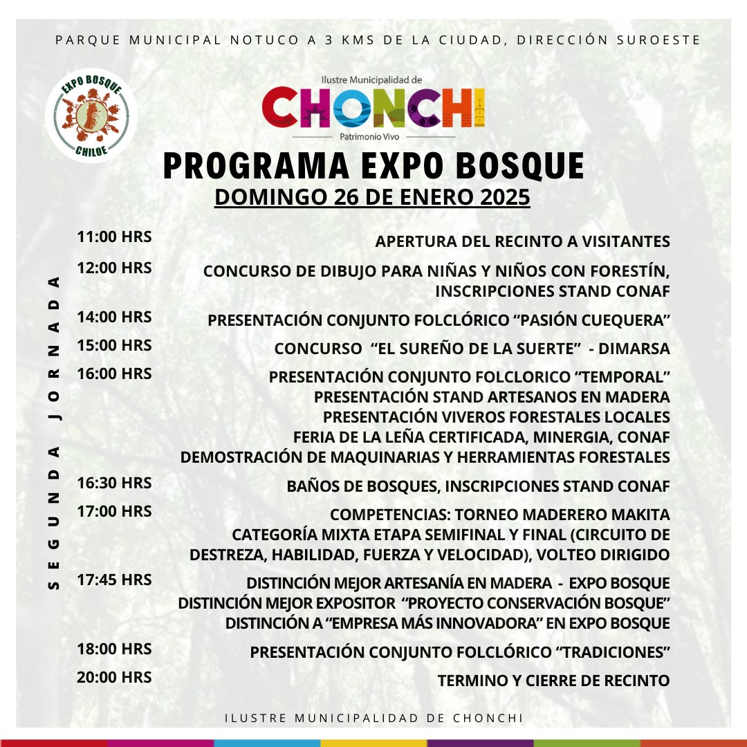 PANORAMA IMPERDIBLE: EXPO BOSQUE 2025
