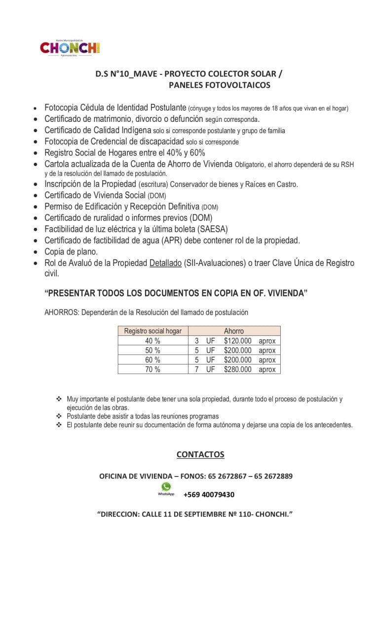 REQUISITOS COLECTORES Y FOTOVOLTAICOS