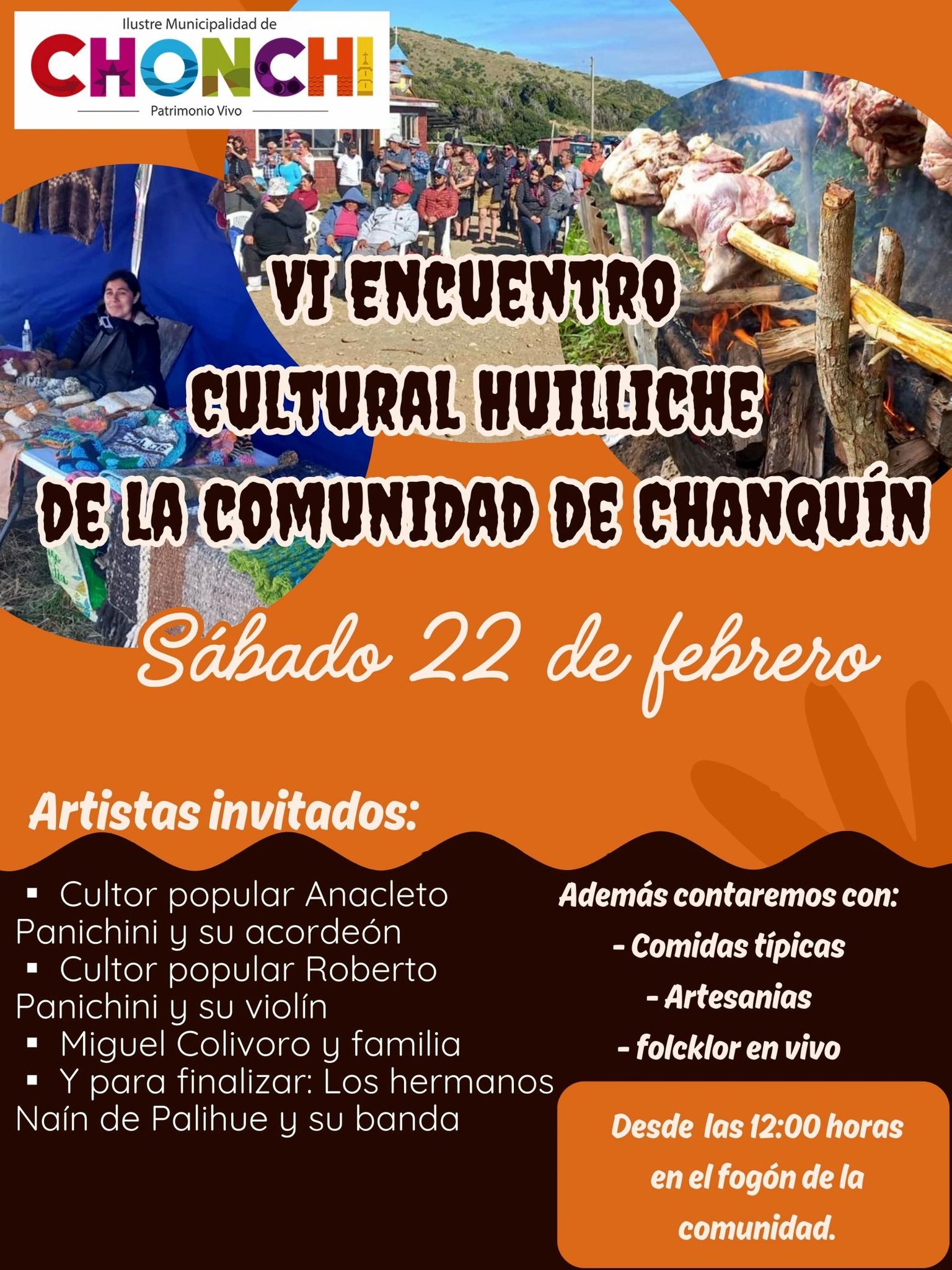 ESTE FIN DE SEMANA SE REALIZARÁ “VI ENCUENTRO CULTURAL HUILLICHE DE LA COMUNIDAD DE CHANQUIN”