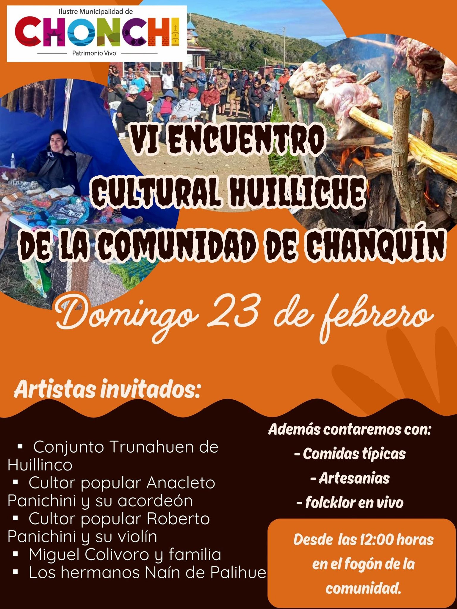 ESTE FIN DE SEMANA SE REALIZARÁ “VI ENCUENTRO CULTURAL HUILLICHE DE LA COMUNIDAD DE CHANQUIN”