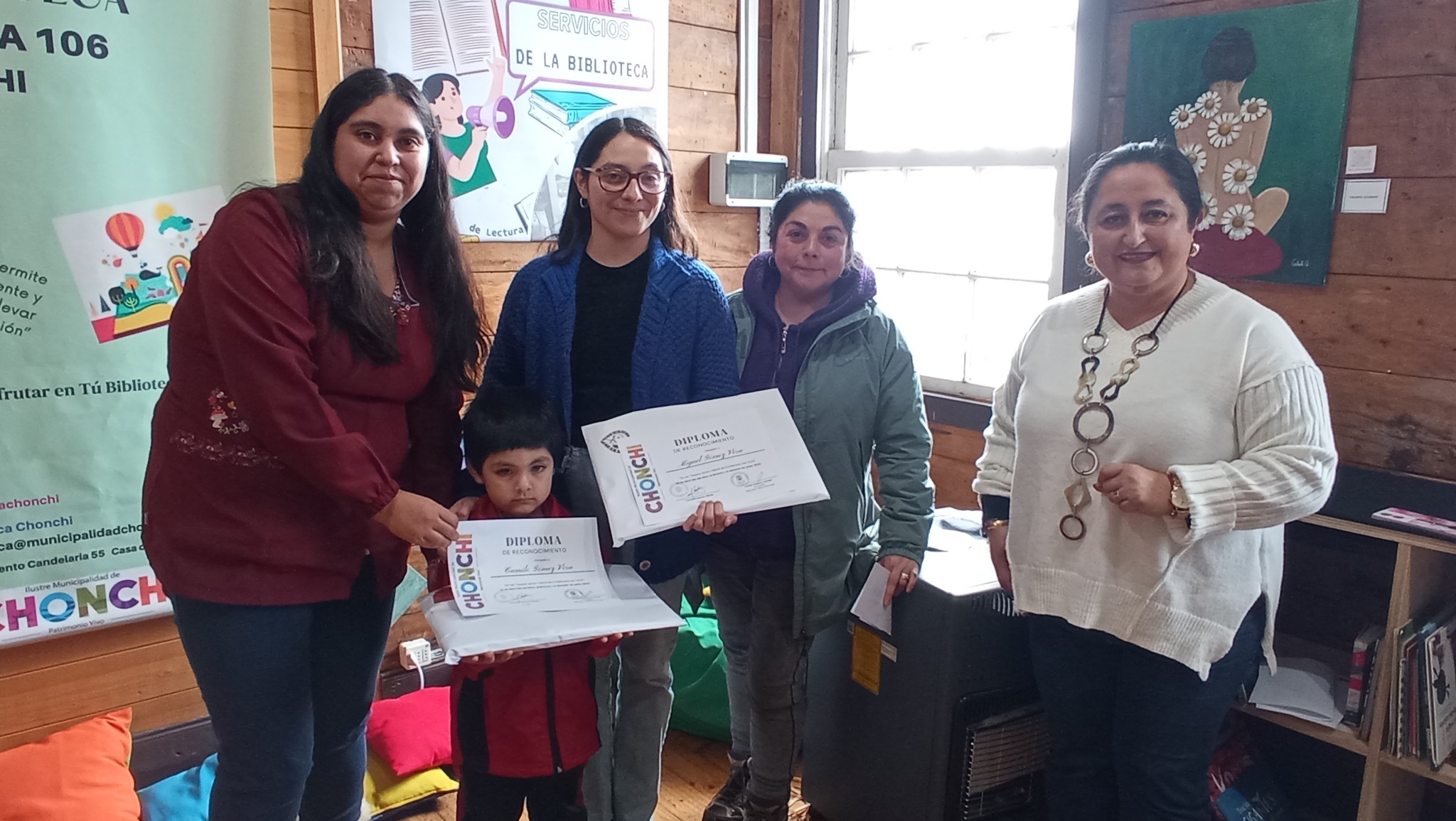 CON EMOTIVO ACTO FUE CELEBRADO “PRIMER ANIVERSARIO DE LA REAPERTURA DE LA BIBLIOTECA PÚBLICA MUNICIPAL DE CHONCHI”.