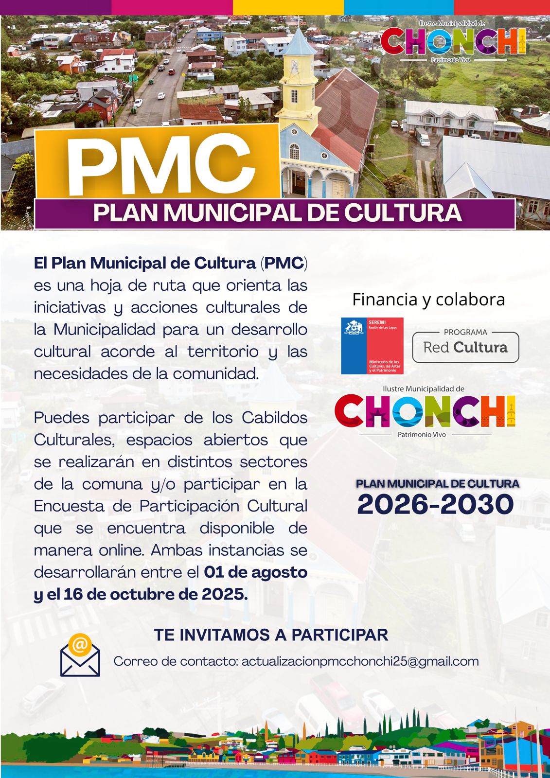 ¡Construyamos juntos el Plan Municipal de Cultura 2026-2030!