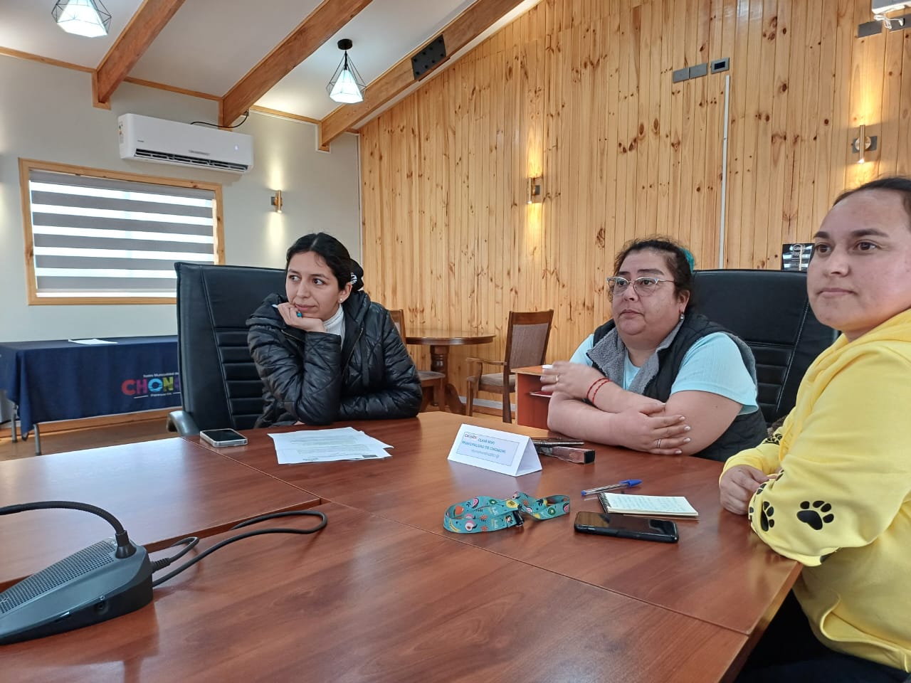 Alcalde de Chonchi, los equipos municipales y la Agrupación Animalista Gordo Bello se reúnen por el bienestar animal, tenencia de responsable y políticas municipales.