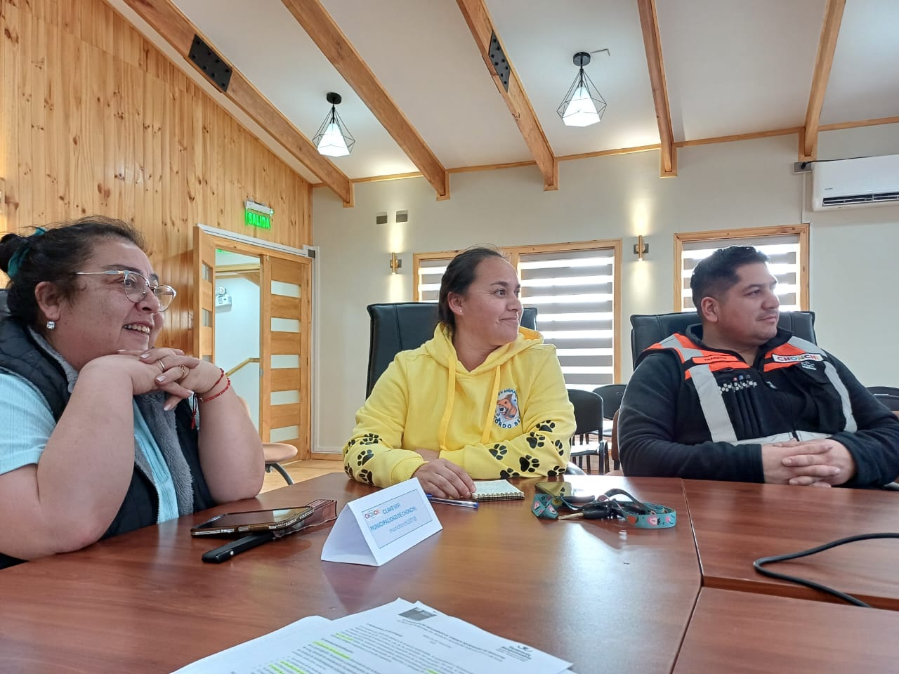 Alcalde de Chonchi, los equipos municipales y la Agrupación Animalista Gordo Bello se reúnen por el bienestar animal, tenencia de responsable y políticas municipales.