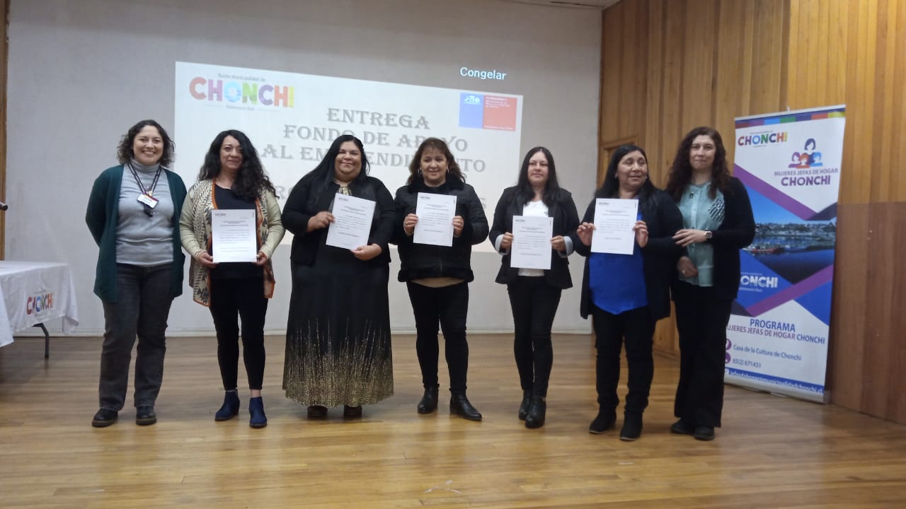 35 MUJERES DE CHONCHI SON FAVORECIDAS CON EL “FONDO DE APOYO AL EMPRENDIMIENTO” DEL PROGRAMA MUJERES JEFAS DE HOGAR 2025