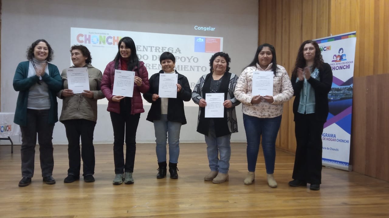 35 MUJERES DE CHONCHI SON FAVORECIDAS CON EL “FONDO DE APOYO AL EMPRENDIMIENTO” DEL PROGRAMA MUJERES JEFAS DE HOGAR 2025