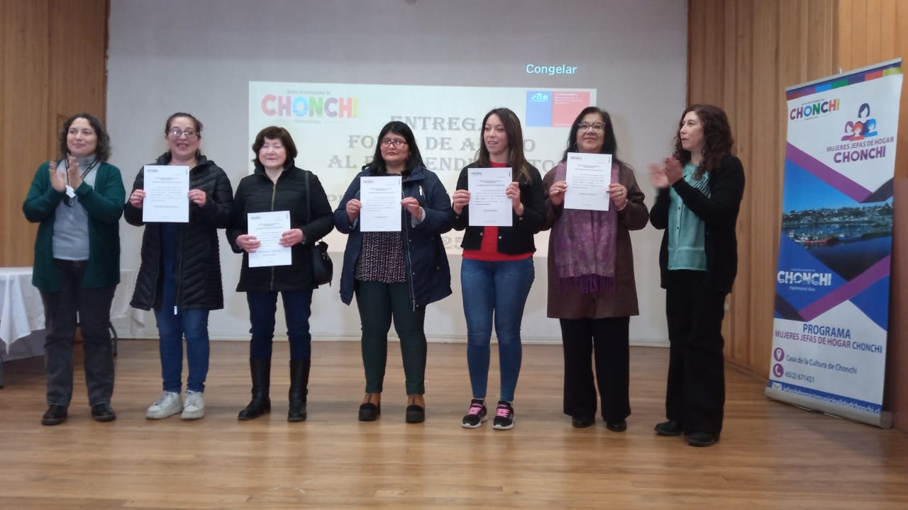 35 MUJERES DE CHONCHI SON FAVORECIDAS CON EL “FONDO DE APOYO AL EMPRENDIMIENTO” DEL PROGRAMA MUJERES JEFAS DE HOGAR 2025
