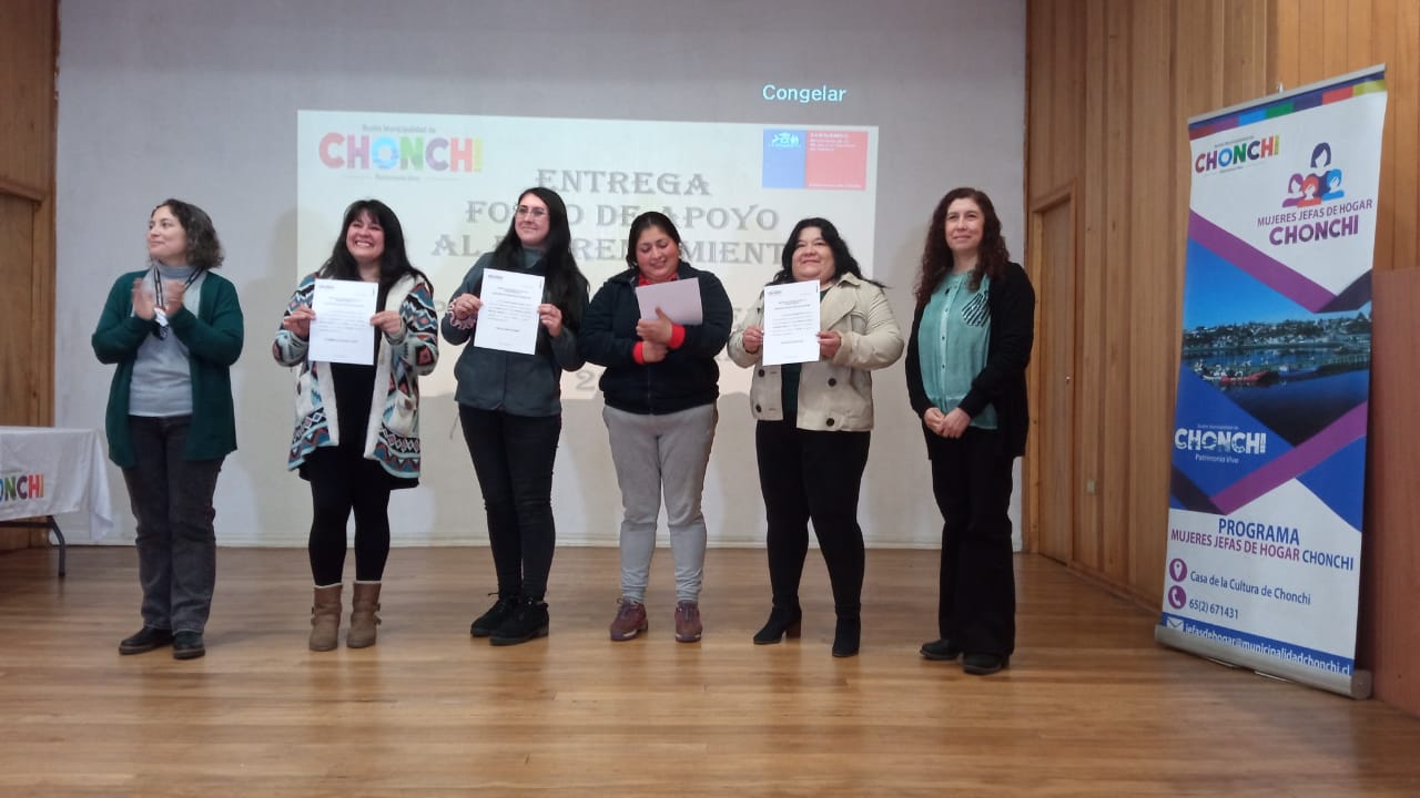 35 MUJERES DE CHONCHI SON FAVORECIDAS CON EL “FONDO DE APOYO AL EMPRENDIMIENTO” DEL PROGRAMA MUJERES JEFAS DE HOGAR 2025