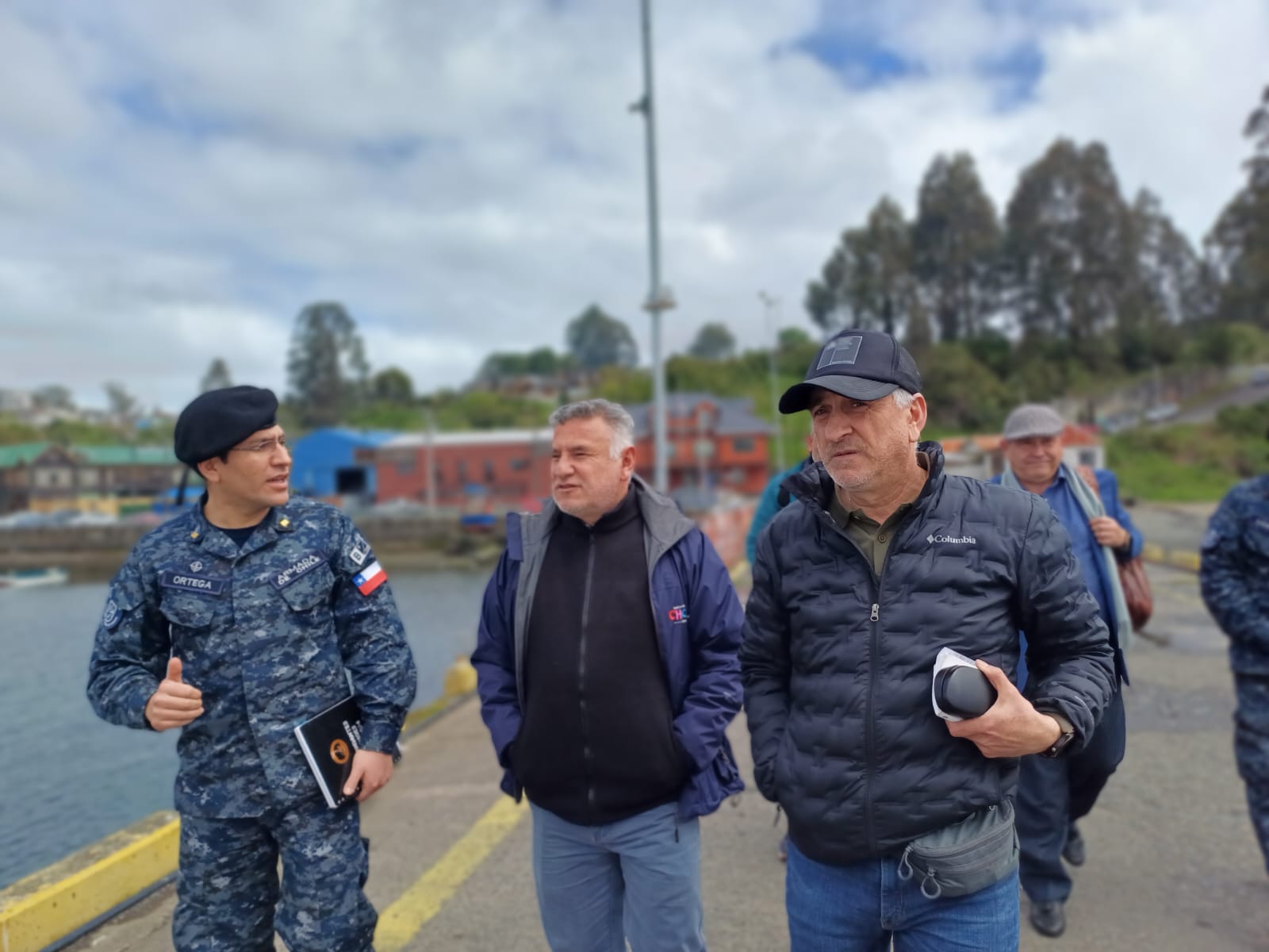 Avanzan gestiones para garantizar seguridad y operatividad del muelle de Chonchi.