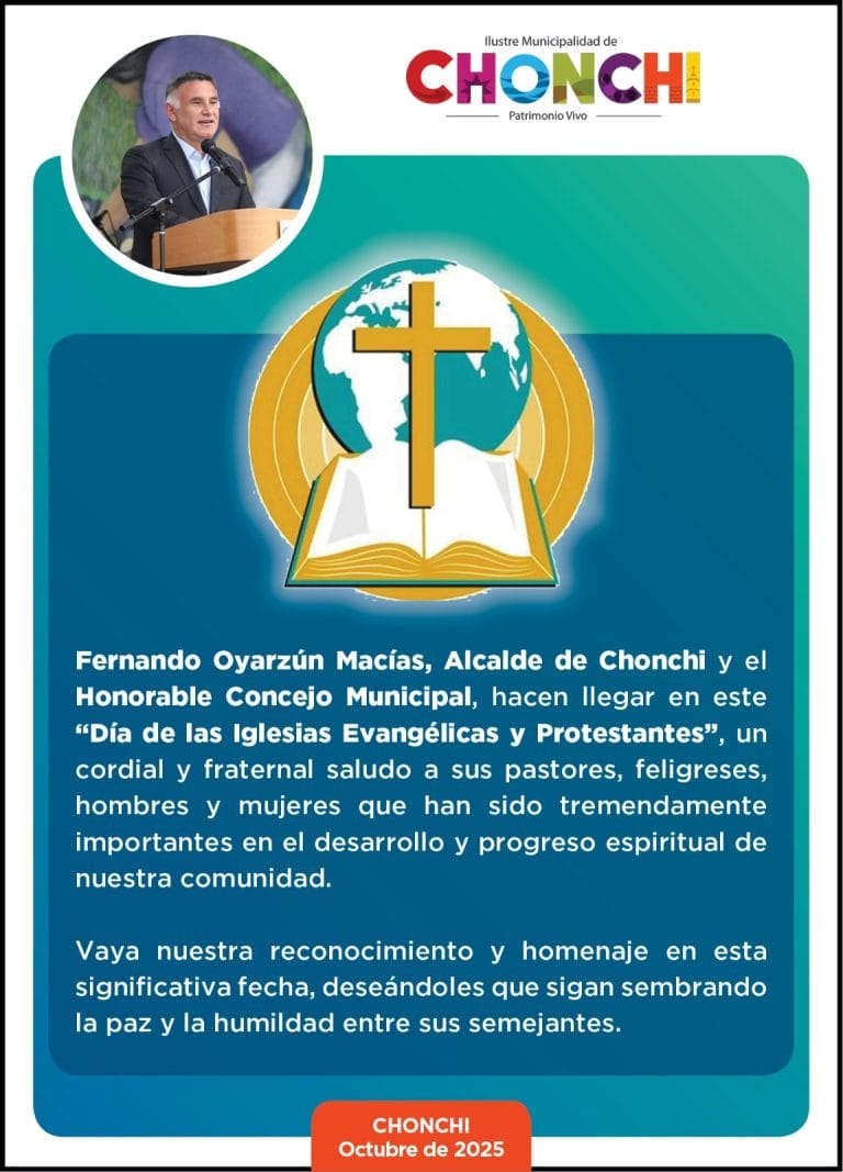 SALUDO TARJETA DIA DE LAS IGLESIAS EVANGELICAS