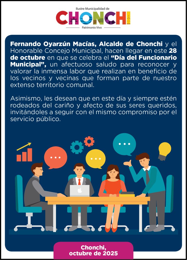 Saludo día del funcionario municipal