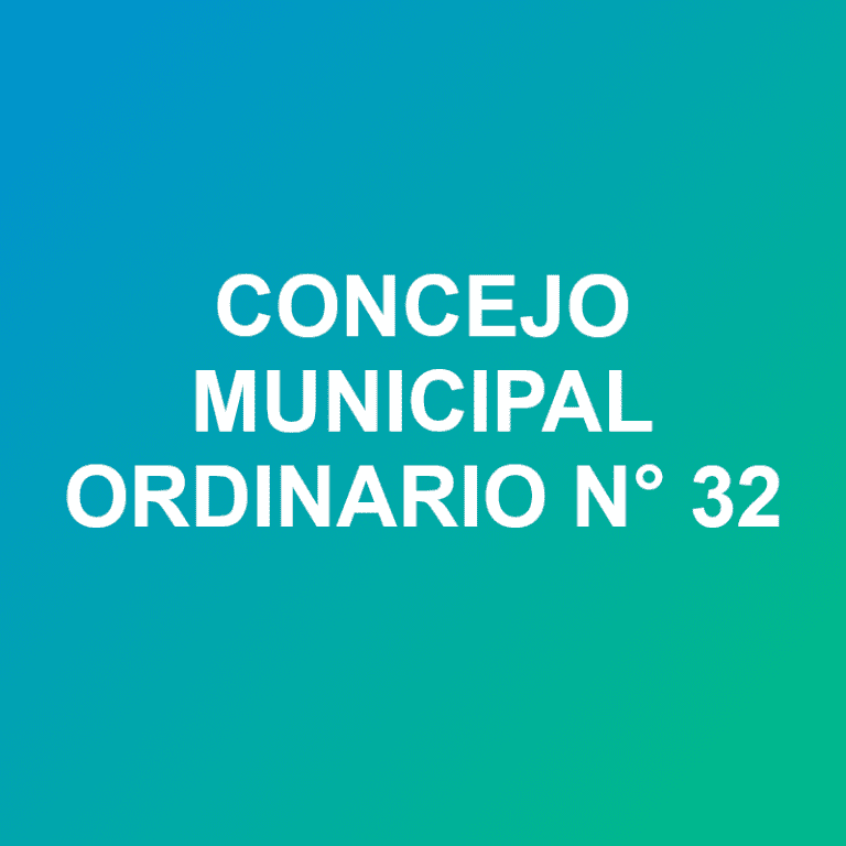 concejo ord 32