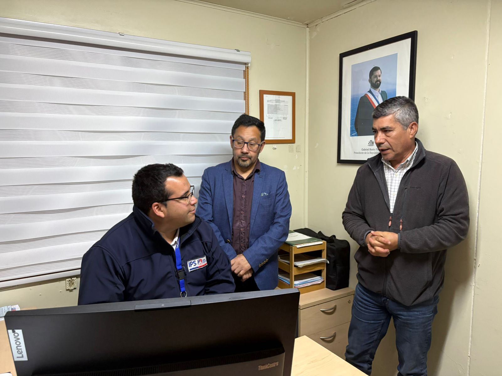 DIRECTOR REGIONAL DEL IPS AGRADECE AL MUNICIPIO  POR LA NUEVA OFICINA FACILITADA EN LAS DEPENDENCIAS DE LA CORPORACIÓN MUNICIPAL DE CHONCHI.
