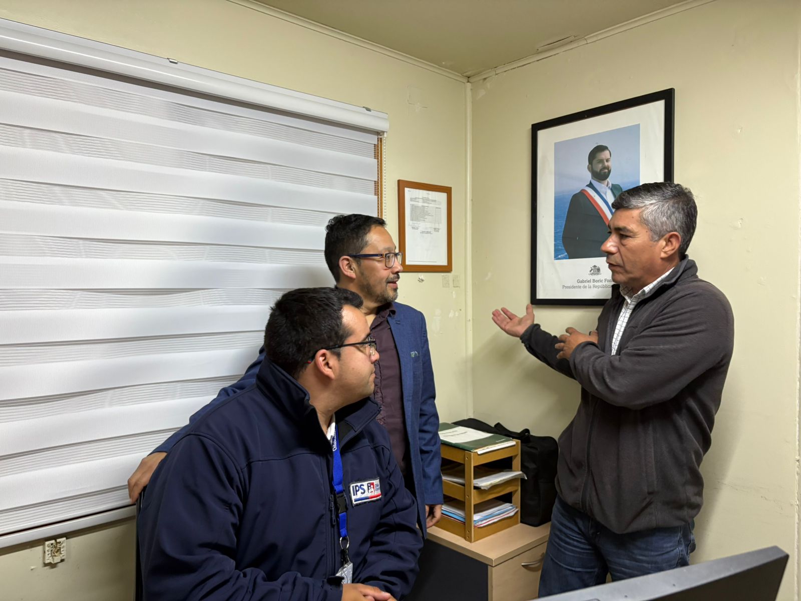 DIRECTOR REGIONAL DEL IPS AGRADECE AL MUNICIPIO  POR LA NUEVA OFICINA FACILITADA EN LAS DEPENDENCIAS DE LA CORPORACIÓN MUNICIPAL DE CHONCHI.