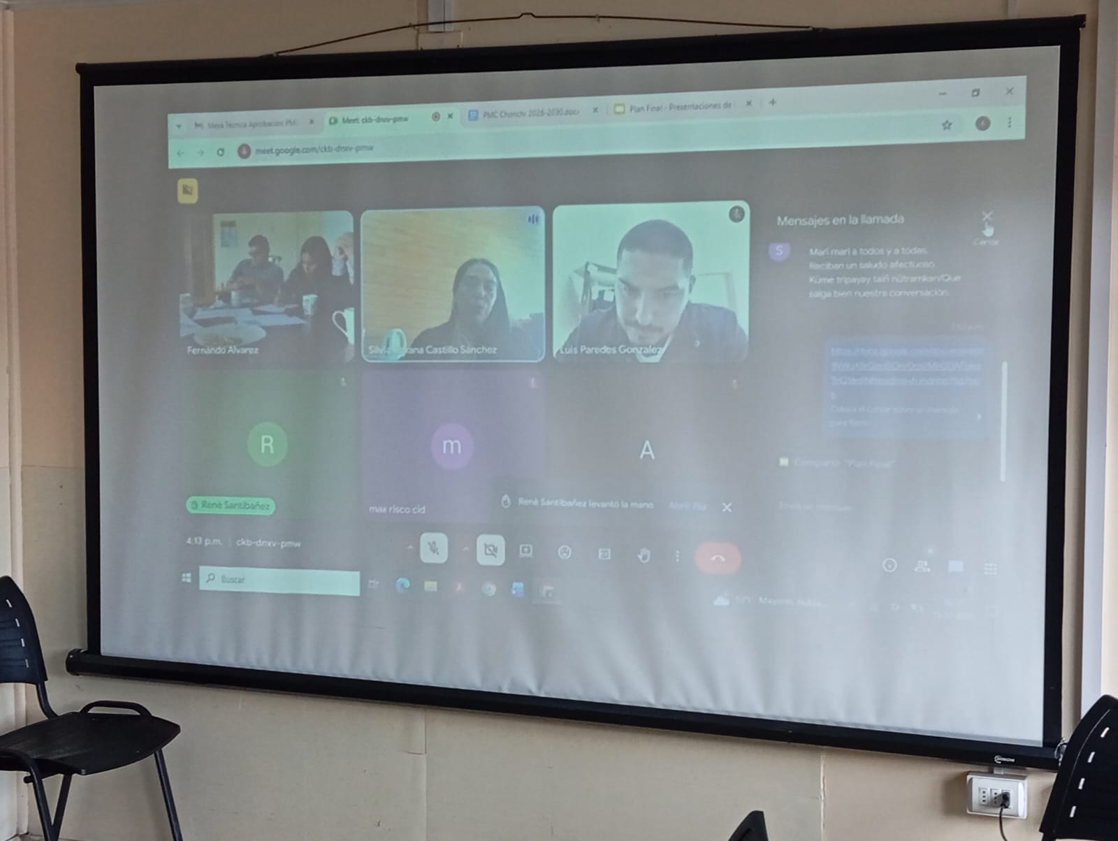 ESTE LUNES SE REALIZÓ LA ÚLTIMA SESIÓN DE LA MESA TÉCNICA PARA LA VALIDACIÓN DEL PLAN MUNICIPAL DE CULTURA DE CHONCHI.