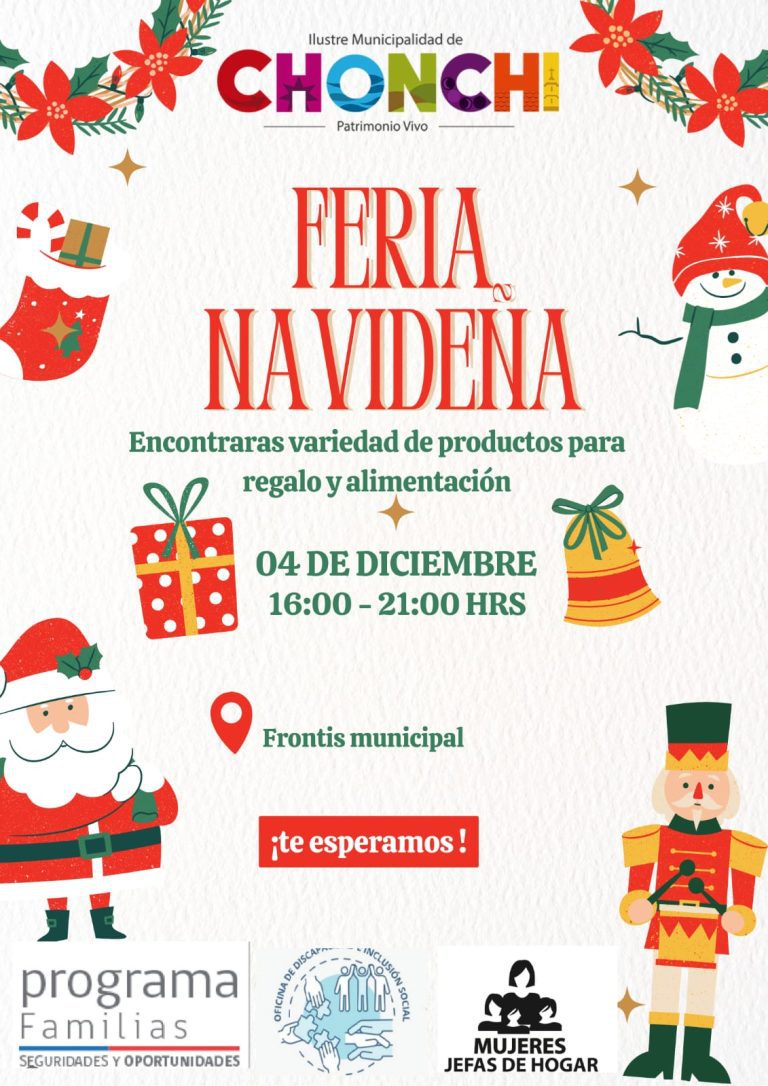AFICHE FERIA NAVIDEÑA 2025