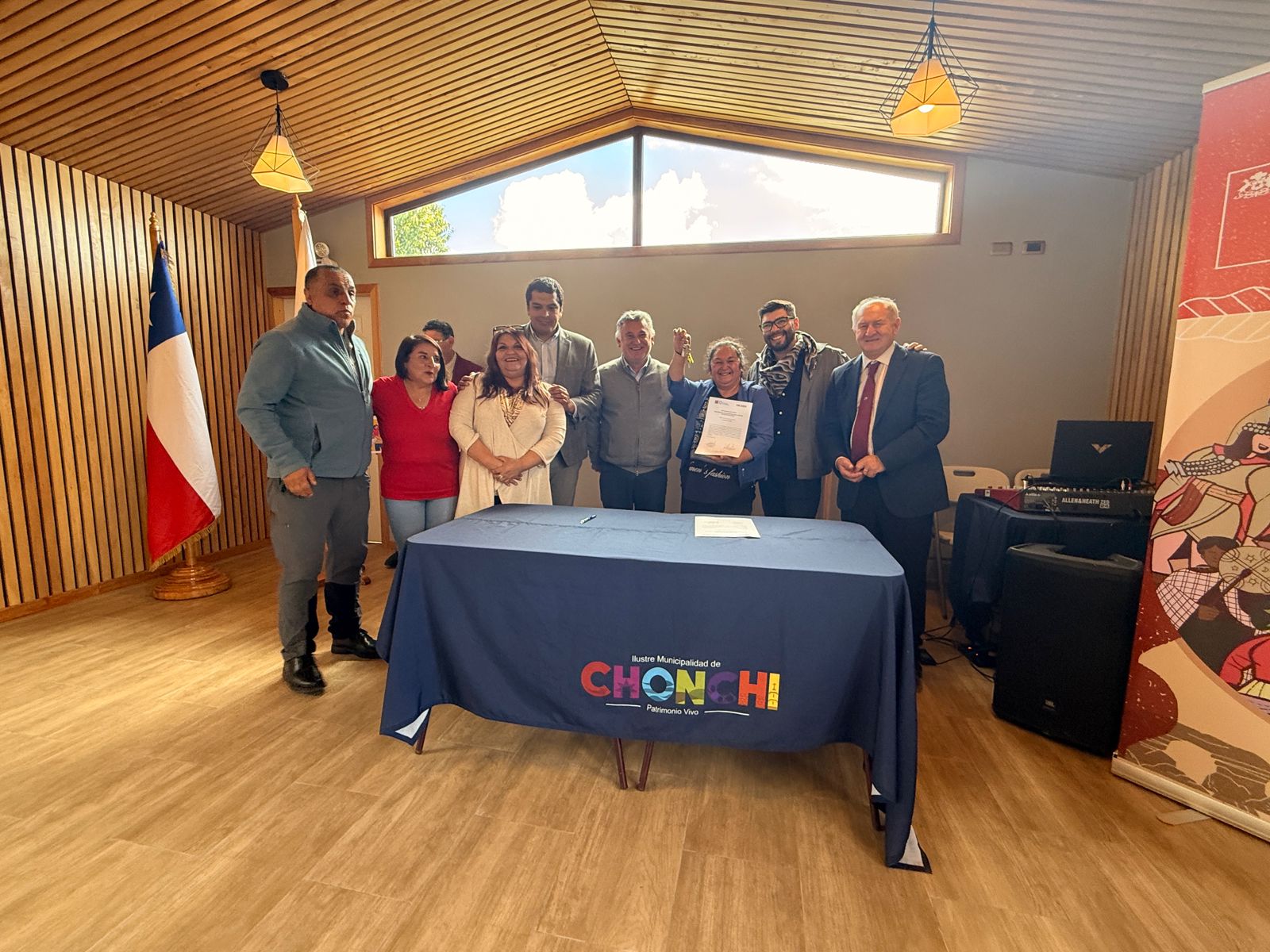 LA JUNTA DE VECINOS RIO HUITAUQUE CUENTA CON UN REMOZADO RECINTO QUE VIENE A FORTALECER EL DESARROLLO COMUNITARIO.