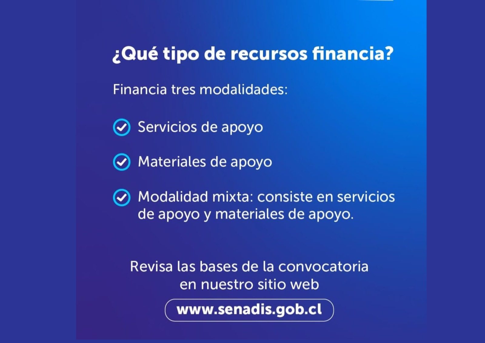 POSTULACIÓN BECA DEL PROGRAMA DE APOYO PARA ESTUDIANTES CON DISCAPACIDAD DE EDUCACION SUPERIOR AÑO 2026 DE SENADIS.