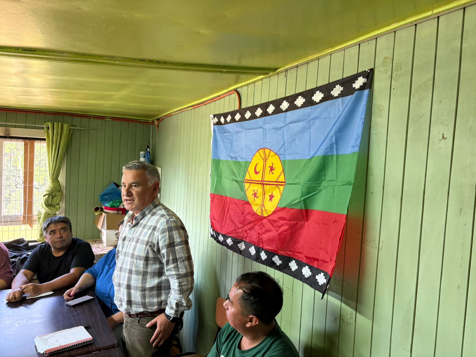 Reunión de Coordinación Interinstitucional en Dicham: Comunidad Indígena Caumin Lidera Diálogo sobre Desarrollo y Territorio.