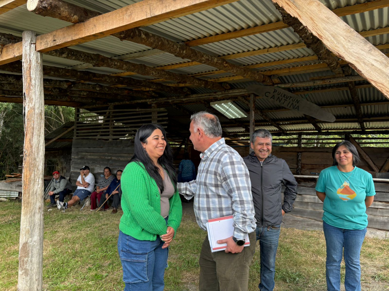 Reunión de Coordinación Interinstitucional en Dicham: Comunidad Indígena Caumin Lidera Diálogo sobre Desarrollo y Territorio.