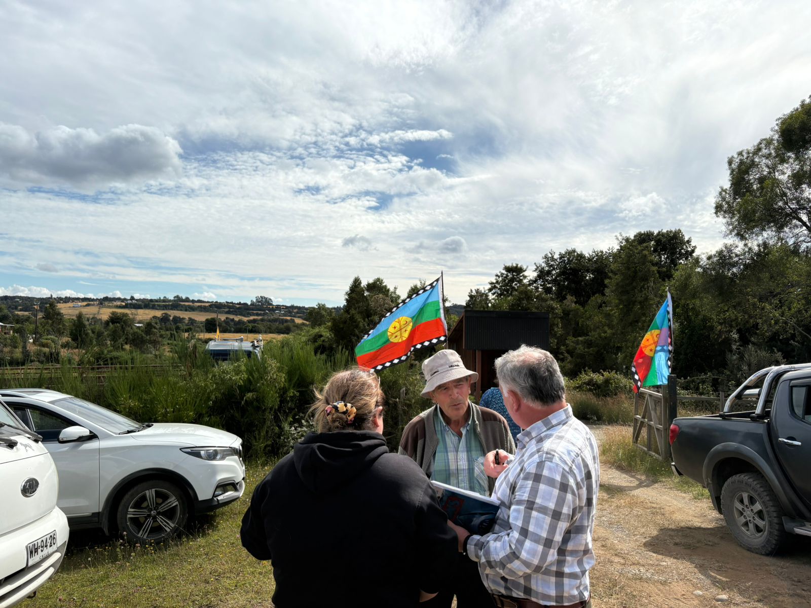 Reunión de Coordinación Interinstitucional en Dicham: Comunidad Indígena Caumin Lidera Diálogo sobre Desarrollo y Territorio.