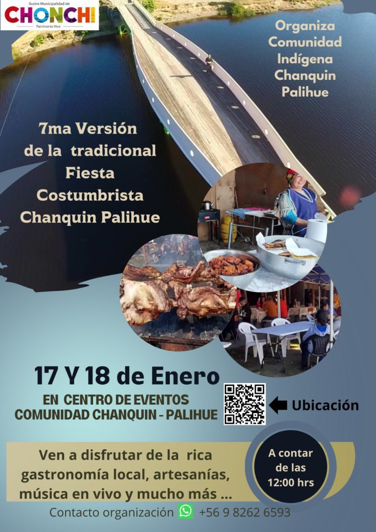 AFICHE FIESTA DE CHANQUIN PALIHUE ENENERO DE 2026