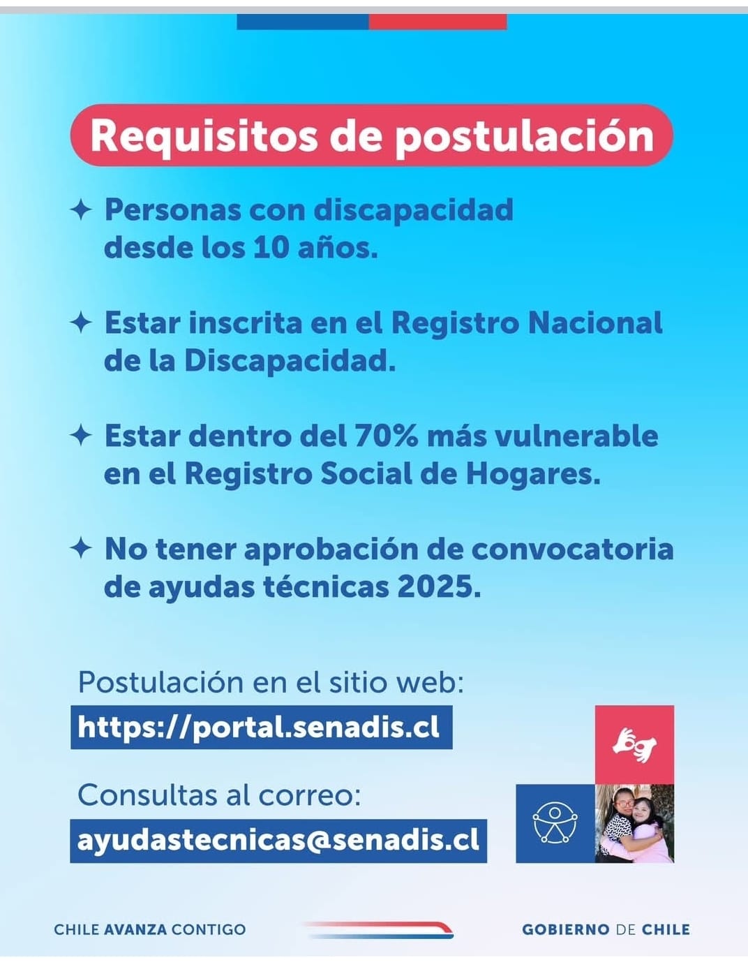 Convocatoria Programa de Ayudas Técnicas Regular 2026 – SENADIS