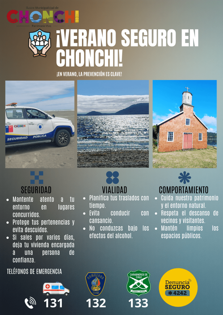 Flyer - VERANO SEGURO EN CHONCHI