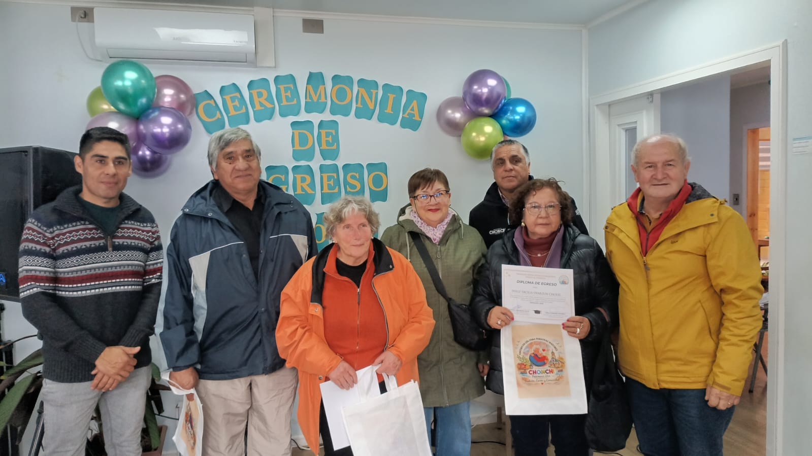 Con emotiva ceremonia fue celebrado el egreso de 40 usuarios y usuarias del CEDIAM de Chonchi.