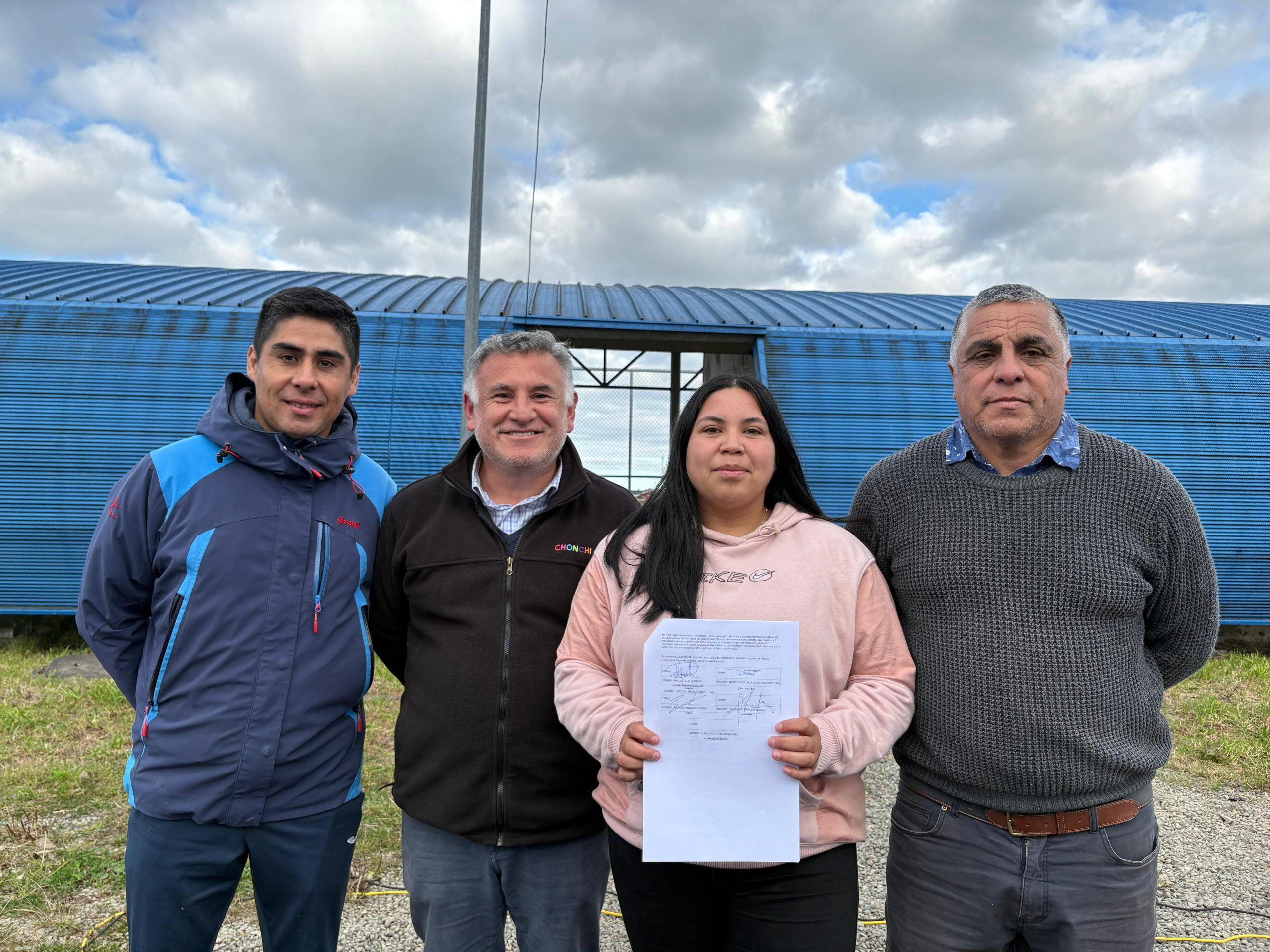 CHONCHI INICIA CONSTRUCCIÓN DE NUEVO CENTRO COMUNITARIO Y DEPORTIVO DE CONTACTO