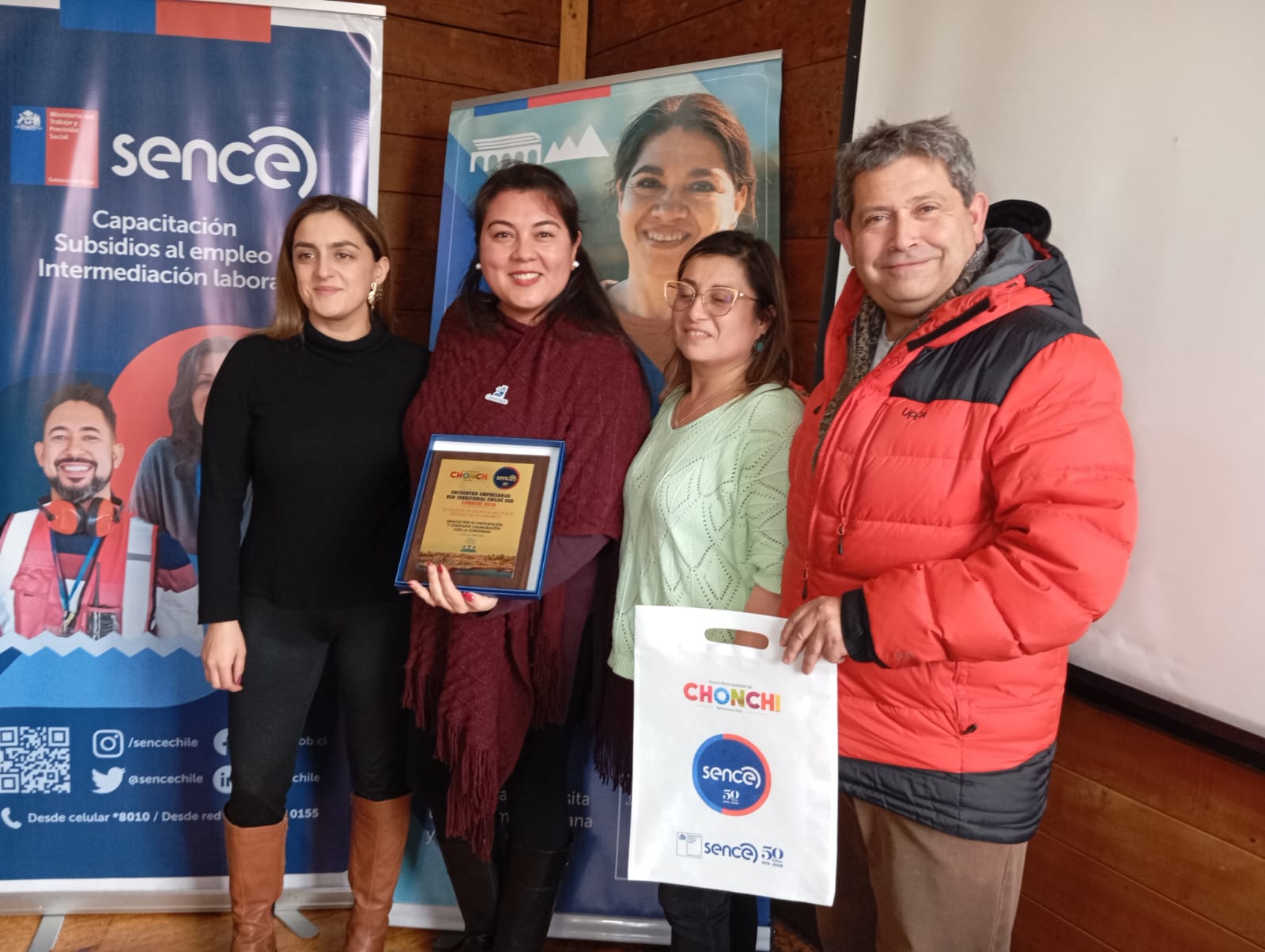 Chonchi fue sede de “Encuentro Empresarial” Red Territorial Chiloé Sur organizado por la OMIL del Municipio.