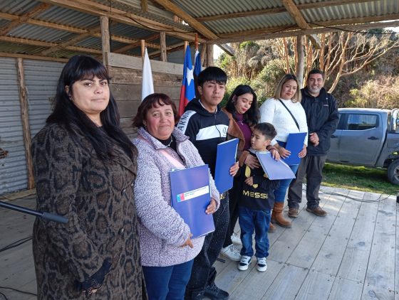 30 FAMILIAS DE CHANQUIN SON FAVORECIDAS CON ENTREGA DE TÍTULOS DE DOMINIO DE LA CONADI.