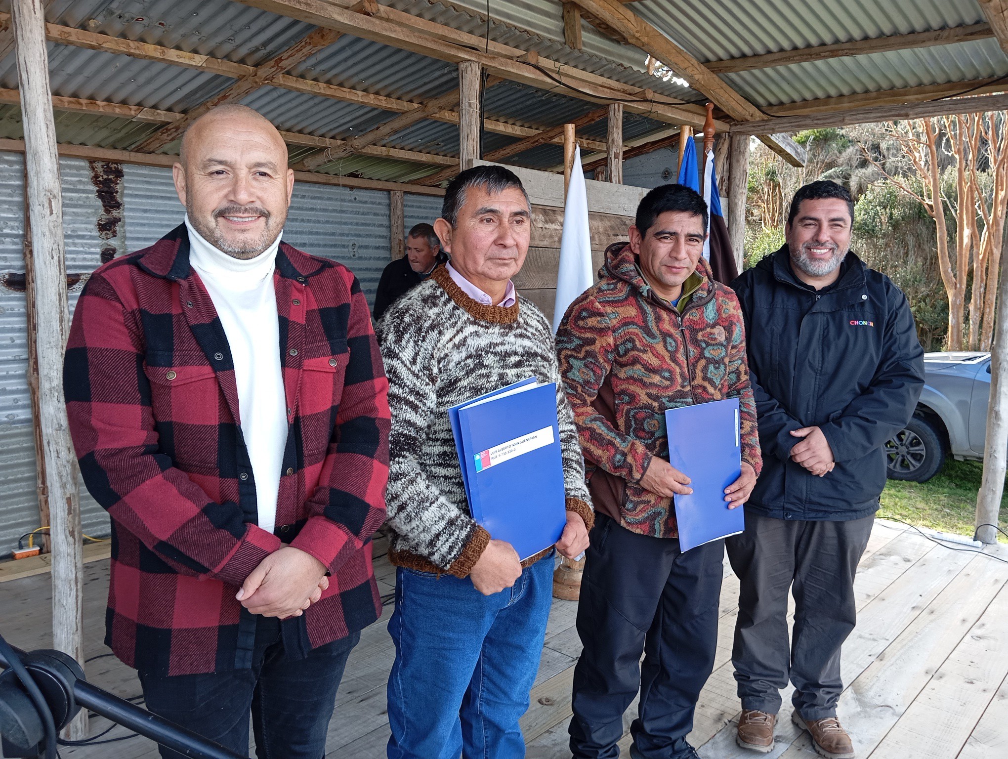 30 FAMILIAS DE CHANQUIN SON FAVORECIDAS CON ENTREGA DE TÍTULOS DE DOMINIO DE LA CONADI.