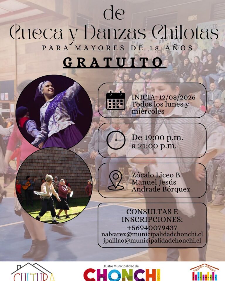 afiche 2 talleres de cueca