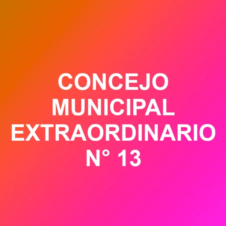 concejo ext 13