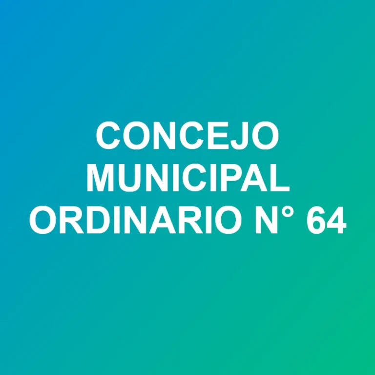concejo ord 64