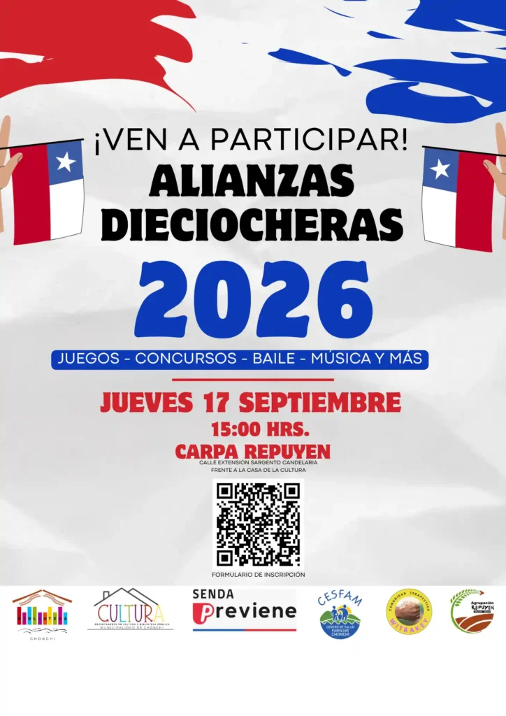Alianzas Dieciocheras 2026 Chonchi