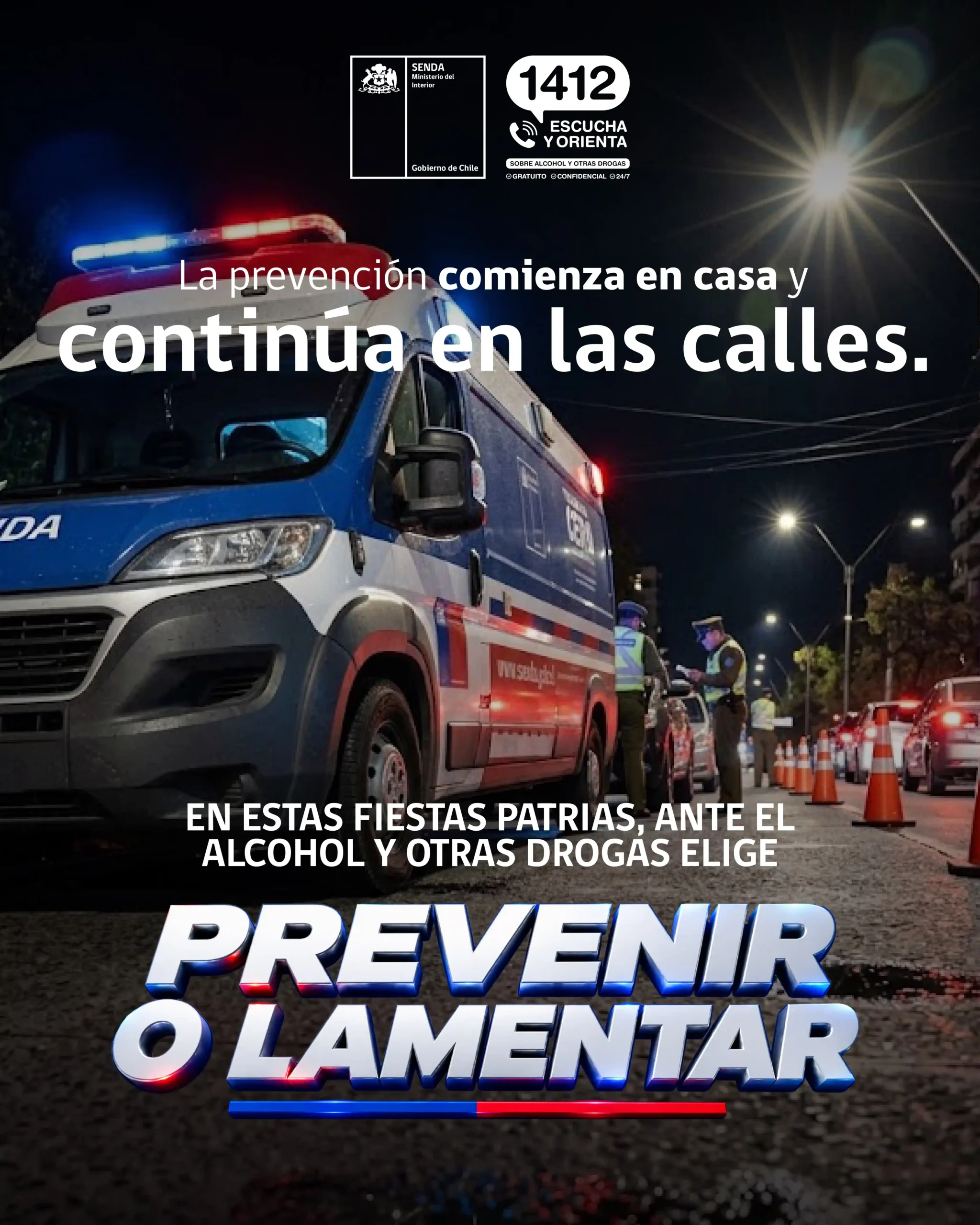 Estas Fiestas Patrias puedes celebrar, disfrutar, pero también cuidarte y cuidar a otros.