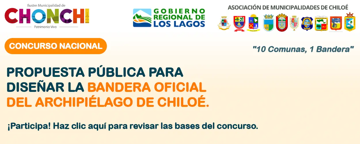 Banner concurso bandera para chiloé