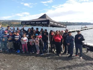 jornada de limpieza de la playa de Rauco
