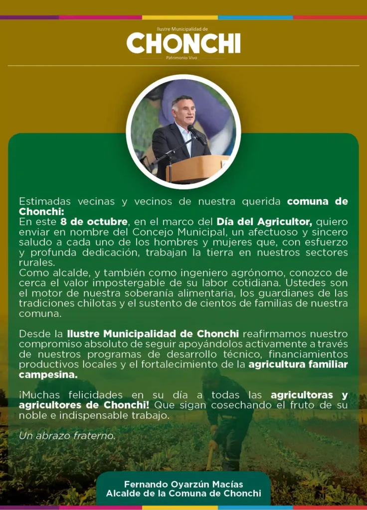 Saludo día del agricultor 2026