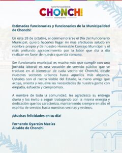 saludo dia del funcionario