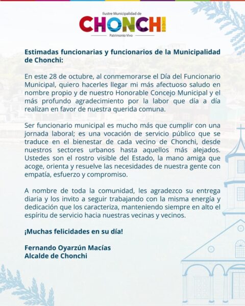 saludo dia del funcionario