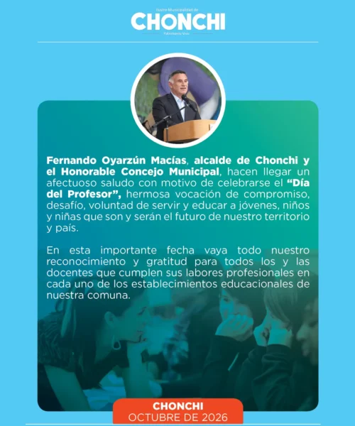 Saludo día del profesor